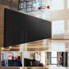 PROGOAL 72" x 24" x 4" Gym Wall Padding Basketball Court Wall Mats Athletes Protector,Removable High Elasticity Tear-Resistant 4" Thick Foam High-Density Wall Pads for Safty(Black) view 1