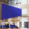 PROGOAL 72" x 24" x 4" Gym Wall Padding Basketball Court Wall Mats Athletes Protector,Removable High Elasticity Tear-Resistant 4" Thick Foam High-Density Wall Pads for Safty(Blue) view 1
