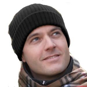 212 Main Men's Knit Hat Wholesale Black