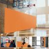 PROGOAL 60" x 20" x 2" Gym Wall Padding Basketball Court Wall Mats Athletes Protector,Removable High Elasticity Tear-Resistant 2" Thick Foam High-Density Wall Pads for Safty(Orange) view 1