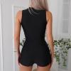 Womens Athletic One Piece Swimsuits Boyleg Full Coverage Tummy Control Bathing Suits Sun Protection Printed Swimwear view 3