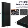 PROGOAL 60" x 20" x 4" Gym Wall Padding Basketball Court Wall Mats Athletes Protector,Removable High Elasticity Tear-Resistant 2" Thick Foam High-Density Wall Pads for Safty(Black) view 2