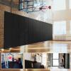 PROGOAL 60" x 24" x 2" Gym Wall Padding Basketball Court Wall Mats Athletes Protector,Removable High Elasticity Tear-Resistant 2" Thick Foam High-Density Wall Pads for Safty(Black) view 1