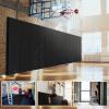 PROGOAL 60" x 24" x 4" Gym Wall Padding Basketball Court Wall Mats Athletes Protector,Removable High Elasticity Tear-Resistant 2" Thick Foam High-Density Wall Pads for Safty(Black) view 1