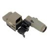 558 Red Green Dot Reflex Sight & G33/G43/G45 3X 5X Magnifier Scope Combo, 558+G33/G43/G45 Sight, Optical Holographic Hybrid Sight + G33/G43/G45 Magnifier with Switch to Side QD Mount, Fit 20mm Rail view 3