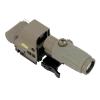 558 Red Green Dot Reflex Sight & G33/G43/G45 3X 5X Magnifier Scope Combo, 558+G33/G43/G45 Sight, Optical Holographic Hybrid Sight + G33/G43/G45 Magnifier with Switch to Side QD Mount, Fit 20mm Rail view 4