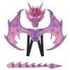 Alodidae Dragon Costumes Set Devil Wings Demon Tail Dino Mask for Halloween Masquerade Party Cosplay (Pink) view 1
