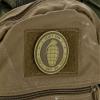 Evike - Matrix Don't Run, You'll Only Die Tired PVC IFF Hook and Loop Patch (Color: Tan) view 2