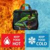 Cooler Bag Large Lunch Bag with Double Zipper Red Eyed Tree Frog Insulated Grocery Bag Reusable Lunch Box for Camping Beach view 3