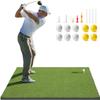 10x7ft Golf Net & 21MM Golf Mats Practice with 10 Golf Balls, 9 Golf Tees, Golf Hitting Training Aids for Backyard Driving Chipping Indoor Outdoor Training view 2