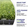 10x7ft Golf Net & 21MM Golf Mats Practice with 10 Golf Balls, 9 Golf Tees, Golf Hitting Training Aids for Backyard Driving Chipping Indoor Outdoor Training view 4