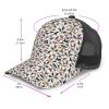 MyPiky Trotting Flat Coated Retrievers Paw Print Mesh Womens Baseball Cap Hat Dad Hat Adjustable Hip Hop Hat Trucker Hat for Men Or Women view 2
