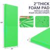 PROGOAL 60" x 20" x 2" Gym Wall Padding Basketball Court Wall Mats Athletes Protector,Removable High Elasticity Tear-Resistant 2" Thick Foam High-Density Wall Pads for Safty(Light Green) view 2