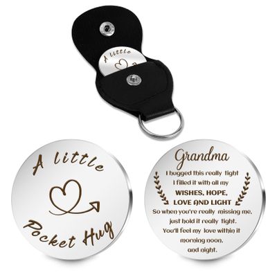 Lerdrtuin Grandma Gifts Ieas For Grandma Birthday Gifts Grandma Pocket Hug Token Best Keepsake Gift Mothers Day Gift For Gradma Great Grandmother Mothers Day Present For Birthday