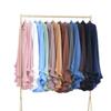 Boedaty Ramadan Eid Prayer Garment Long Khimar Hijab Scarf Wrap with Flounces Abaya Jilbab Muslim Islam for Women view 1