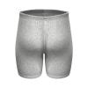 Men's Casual Knit Workout Attire Elastic Waist Drawstring Jogging Summer Beach Sweat Shorts with Pockets Grey view 4