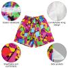 70s 80s Bilayer Shorts for Men - 90s Summer Party Hawaiian Beach Disco Shorts (US, Alpha, XX-Large, Regular, Regular, 80s 90s Neon Pink) view 4