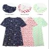 CONOMAX 3 Pack Nightgowns for Women Summer Short Sleeve Night Gowns view 2