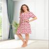 CONOMAX 3 Pack Nightgowns for Women Summer Short Sleeve Night Gowns view 3