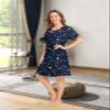 CONOMAX 3 Pack Nightgowns for Women Summer Short Sleeve Night Gowns view 4