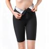 Sweat Pants To Lose Weight Sauna Leggings Women's High Waist Sports Leggings With Pockets Hot Thermal Sweat Sports Pants Belly Sweating Pants Shape Jogging Pants Sauna Suits (Color : Five-Divided, S view 3