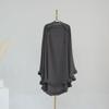 Boedaty Ramadan Eid Prayer Garment Long Khimar Hijab Scarf Wrap with Flounces Abaya Jilbab Muslim Islam for Women view 2