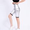 Sweat Pants To Lose Weight Sauna Leggings Women's High Waist Sports Leggings With Pockets Hot Thermal Sweat Sports Pants Belly Sweating Sweat Suit Gym Yoga Fitness Sauna Suits (Color : Five-Divided, view 4
