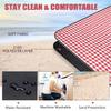 GeRRiT Beach Blanket Picnic Blanket Waterproof, 300 x 300cm Beach Mat Sand Free Extra Large Sandproof for Adults Lightweight Blankets for Camping Travel Hiking E view 3
