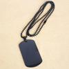 Husband Gifts, Distance May Keep us Apart, Long Distance Relationship Black Dog Tag for Husband, Birthday Christmas Unique Husband Gifts view 3