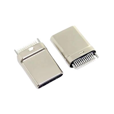 DWFSKZKV 50pcs DIP 24P USB 3.1 Type C Male Plug Socket Connector for Test PCB Board 24pin DIY USB Jack Charging Socket Interface