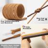Handshop 2 Pairs Round Boots Shoelaces 4 MM Athletic Replacement Shoe Laces 30-63 Shoestrings For Running Sporting Walking Cream White 76 view 2