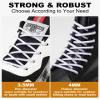 Handshop 2 Pairs Round Boots Shoelaces 4 MM Athletic Replacement Shoe Laces 30-63 Shoestrings For Running Sporting Walking Cream White 76 view 3