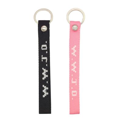 MMIUAEG WWJD Keychains Wristlet Handmade Braided What Would Jesus Do Keychain for Women Men Good Blessing Religious Christian Jewelry Keychain Keyring Gift-Set C