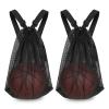 Mordx 2pcs Basketball Bag 15 * 20 inch Sports Single Ball Bag Drawstring Mesh Backpack, for Carrying Soccer Volleyball Baseball football Carrier Single Outdoor Sports Equipment view 1