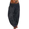 NineFit Basics Women's Boho Hippie Yoga Pants, X-Large, 1-Black view 1