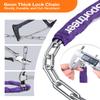 Sportneer 5 Digit Combination High Security Anti Theft Bike Chain Lock - 3.2ft Heavy Duty Resettable Keyless Black Bicycle Lock for Bike, Motorcycle, Scooter, Door & Gate - 6mm Thick view 4