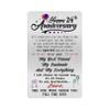Alotozo 24 Year Wedding Anniversary Card - Happy 24th Wedding Anniversary Cards Gifts for Husband Wife - 24 Years Anniversary Card for Him Her view 1
