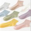 Digoon Women's Mini Crew Ankle Socks Pure Cotton Athletic Casual All Season Socks for Women (Cotton, Color-04-6pairs black) view 3