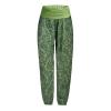 Harem Pants for Women High Waisted Wide Leg Yoga Capris Crop Pants Sweatpants with Pockets Linen Pants Wide Leg High Elastic Waisted Drawstring Boho Beach Harem Pants view 4