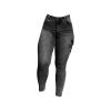 2023 European and American Sexy Zipper Women's Trousers with Pockets Worn White to Make Old Fashion Women's (Black, XL) view 3