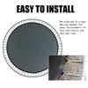 SUOGROLI Jumping Bed Mat High Elastic Round Jumping Mat Water-Resistant Jumping Pad Replacement Jumping Mat for Trampoline Replacement Accessories,13FT,Black view 3