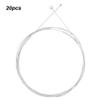 POENVFPO Brake Cables, 20PCS Metal Electric Rear Cable Core Brake Line for Road Bike, Mountain Bike(2.5M Length 1.6mm Thick) view 2