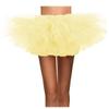 WDPL Women's Mini Ballet Halloween Tutu Costume Tulle Skirt Light Yellow X-Large view 1