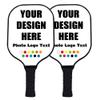 Custom Pickleballs Paddles, Personalized with Image Text Logo Pickleballs Paddles, First Paddle for Beginners, White view 1