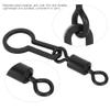 HERCHR Fishing Swivels, 60 pcs 2.8cm/1.1in Stainless Steel Fishing Snap Carp Rolling Barrel Swivels Quick Connect Swivels Fishing Tackle Accessories view 4