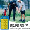 ACCTOLF Golf Club Range Chart, Golf Range Chart, Golf Club Distance Card with Carabiner Clip for Golf Bag, Water Resistant Golf Yardage Card for Seasoned Golfers, Average or Beginners view 3