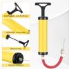 Reginary 10 Pcs Ball Pump for Sports Balls Pump with Needle and Extension Hose Bulk for Basketball Football Soccer Volleyball(Yellow,Hollow Style) view 3