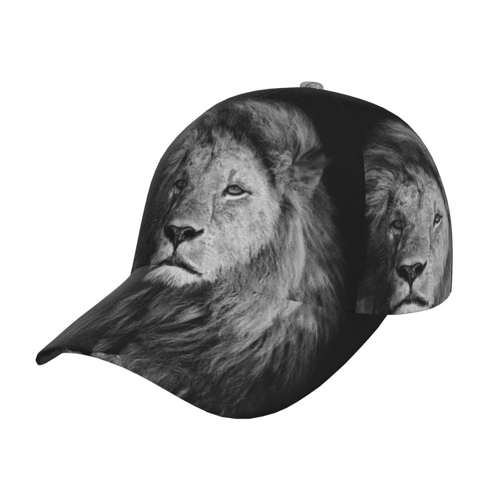 Cool Lion Snapback Cap Lion Baseball Hats Mens Sun Hat Adjustable Men Cap Cool Hats for Women Men