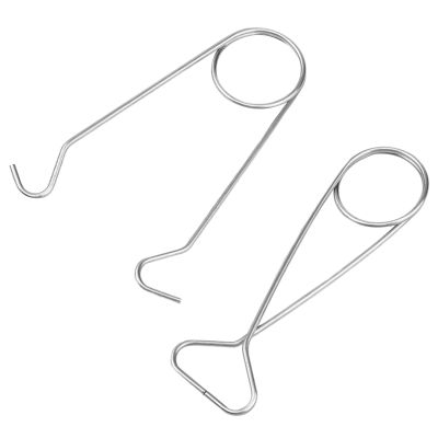 2pc Outdoor Fish Jaw Spreader Stainless Steel Water Bottle Hanger for Camping Hiking Convenient Hanging Hook Water Bottle Hook