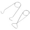 2pc Outdoor Fish Jaw Spreader Stainless Steel Water Bottle Hanger for Camping Hiking Convenient Hanging Hook Water Bottle Hook view 1